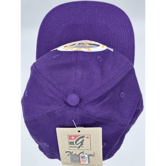 NEW LSU Tigers Retro Circle Snapback Hat - SnapBack‎ Purple The Game - Picture 5 of 10